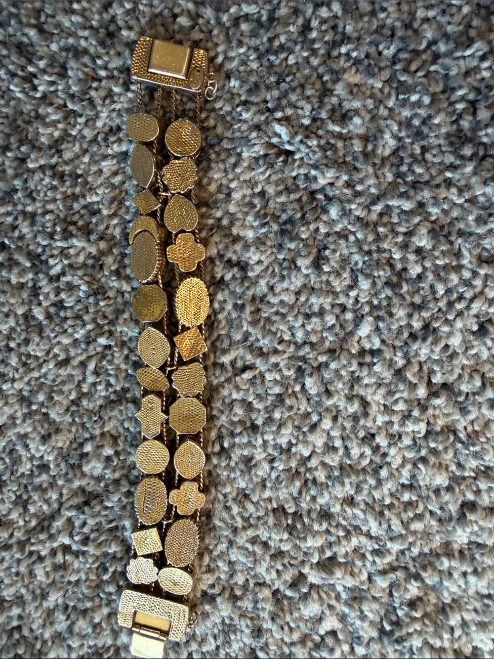 Gold-Tone Multi Gemstone Bracelet - Goldette Women Jewelry - Picture 3 of 3